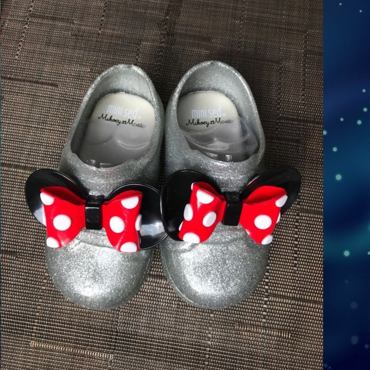 Mini Sed dječje cipele s PVC platformom i mašnicom – proljeće-ljeto