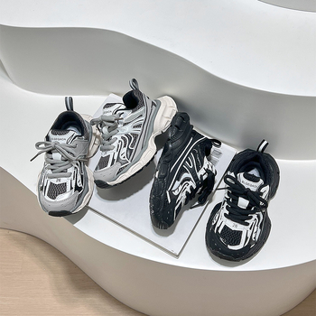 Dječje tenisice u stilu dad sneakers, prozračan mrežasti gornji dio, lagana potplat, svakodnevne sportske tenisice za djecu, proljeće 2025