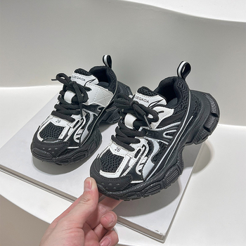 Dječje tenisice u stilu dad sneakers, prozračan mrežasti gornji dio, lagana potplat, svakodnevne sportske tenisice za djecu, proljeće 2025