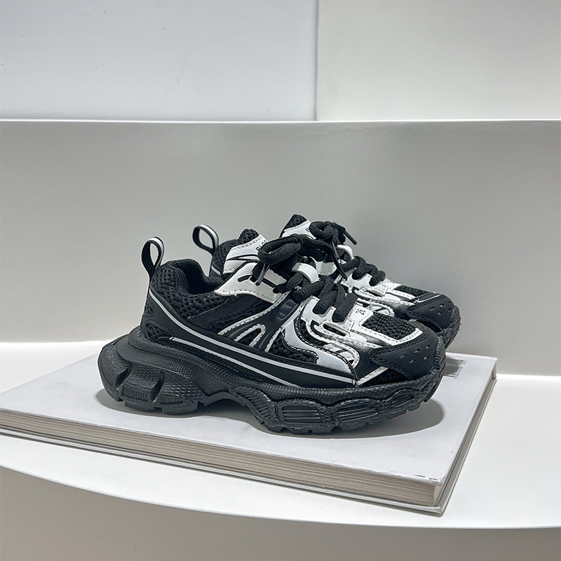 Dječje tenisice u stilu dad sneakers, prozračan mrežasti gornji dio, lagana potplat, svakodnevne sportske tenisice za djecu, proljeće 2025