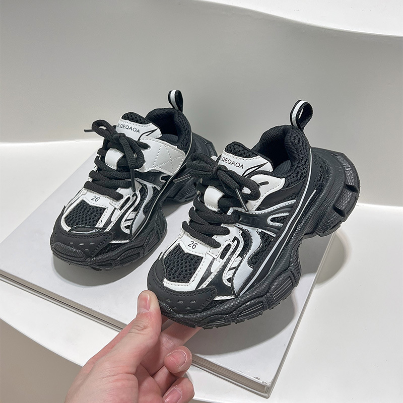 Dječje tenisice u stilu dad sneakers, prozračan mrežasti gornji dio, lagana potplat, svakodnevne sportske tenisice za djecu, proljeće 2025