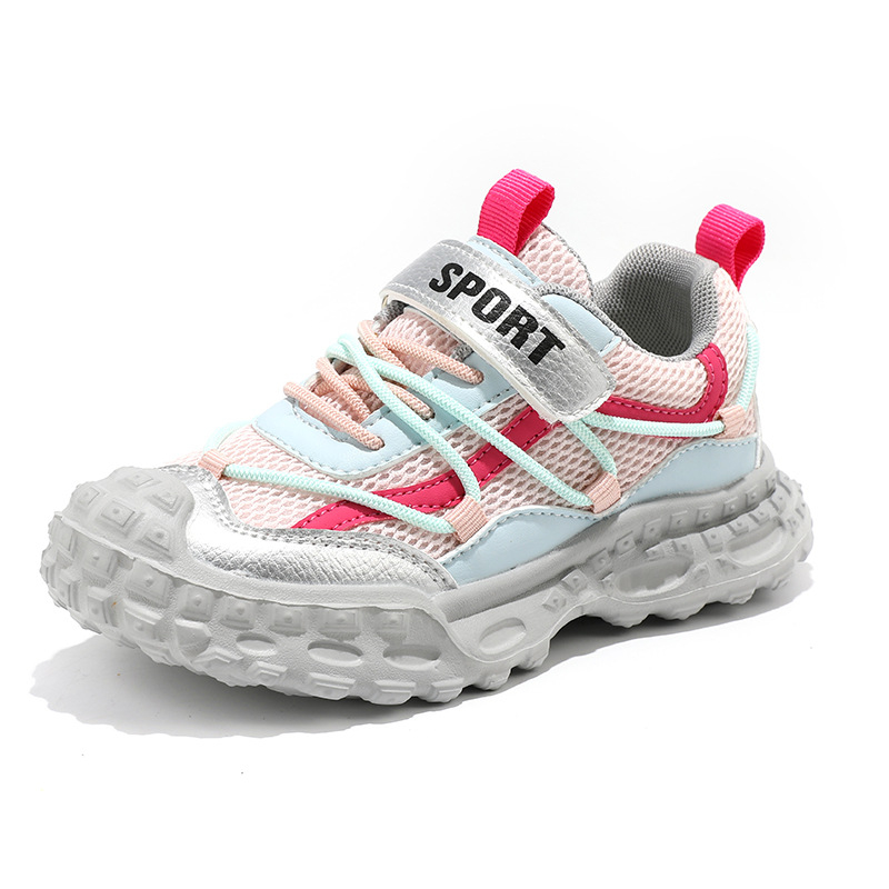 Dječje tenisice u stilu dad shoes, proljeće 2026, novi model, mrežasti gornji dio koji diše, mekana potplat, dječje sportske i casual tenisice, lagane za trčanje
