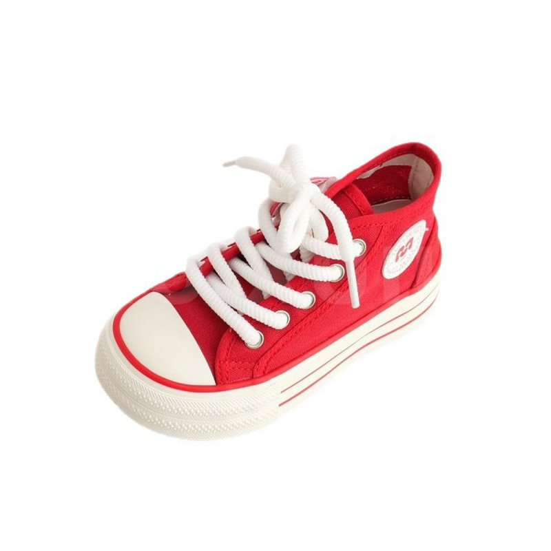 Dječje tenisice od platna s niskim gornjim dijelom i Velcro zatvaranjem, prozračne, gumena potplata, unisex, za proljeće i jesen