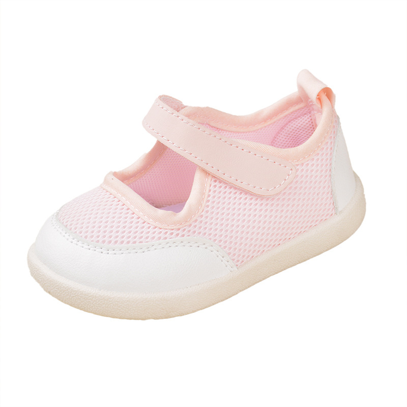 Djeca tenisice s blok boja, niski gornji dio, Velcro zatvaranje, PU+ mesh gornji dio, PVC potplat