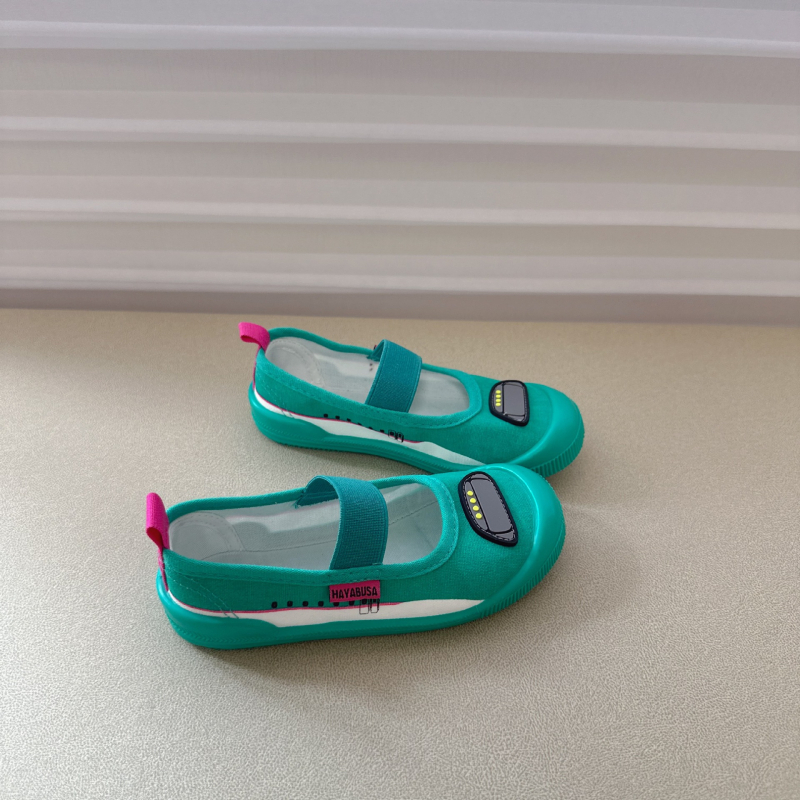 Unisex unutarnje slip-on tenisice s plastičnom sole, gornji dio od platna, elastična traka, dizajn crtić Shinkansen