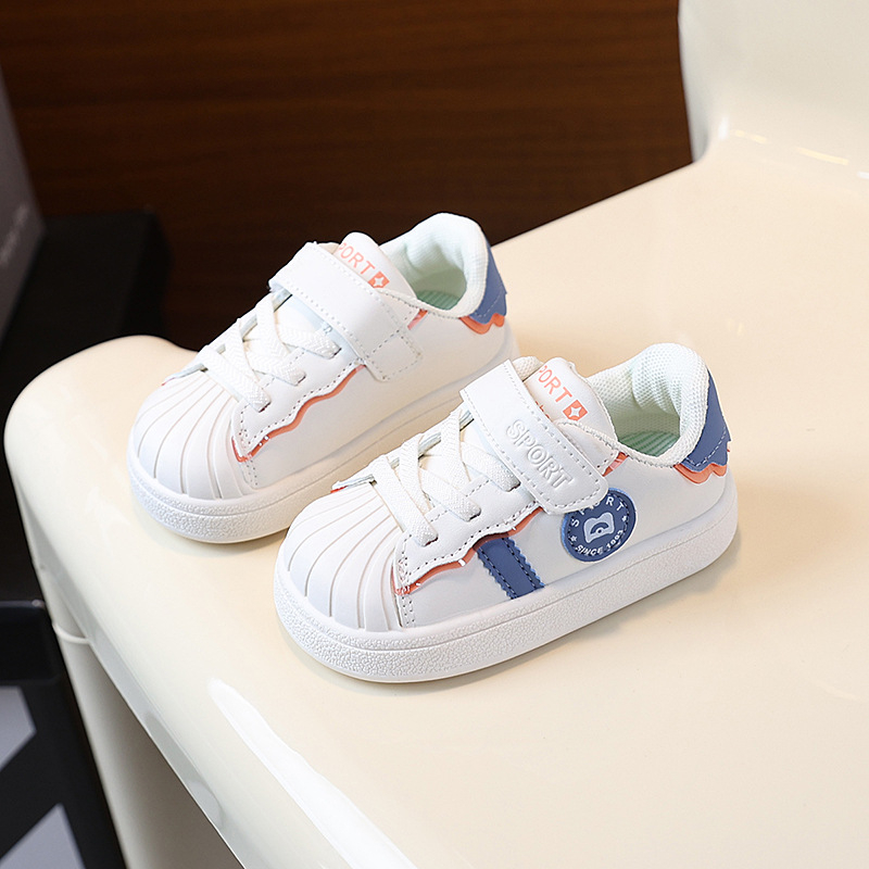 Dječje tenisice Shell Toe s Velcro kopčom, Forrest Gump stil, niski vrh, prozračne i vodootporne, za djecu, proljeće–jesen 2025
