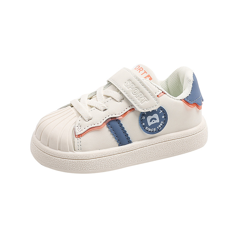 Dječje tenisice Shell Toe s Velcro kopčom, Forrest Gump stil, niski vrh, prozračne i vodootporne, za djecu, proljeće–jesen 2025
