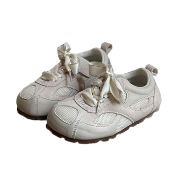 ASMmini Detské tenisky v kórejskom štýle s tenkou podrážkou, nízky vrch, zapínanie na suchý zips, vrchný materiál: mikrovláknová koža + sieťovina, gumová podrážka