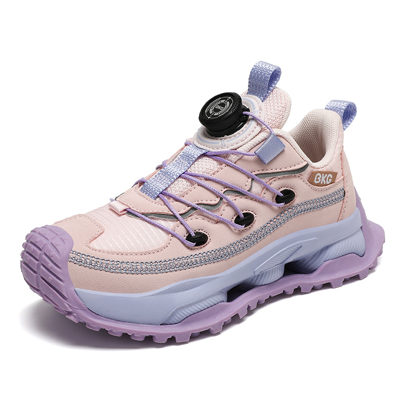 Pantofi sport pentru copii pentru alergare, cu partea superioară din piele sintetică, rezistenți la uzură și absorbție a șocurilor, talpă EVA, pentru 7-16 ani, unisex