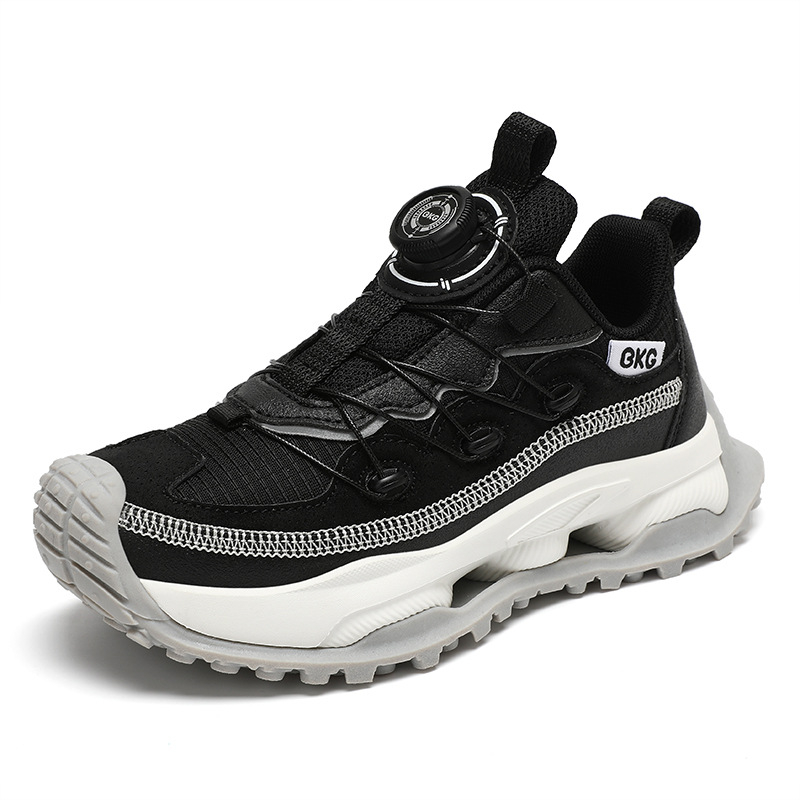 Pantofi sport pentru copii pentru alergare, cu partea superioară din piele sintetică, rezistenți la uzură și absorbție a șocurilor, talpă EVA, pentru 7-16 ani, unisex