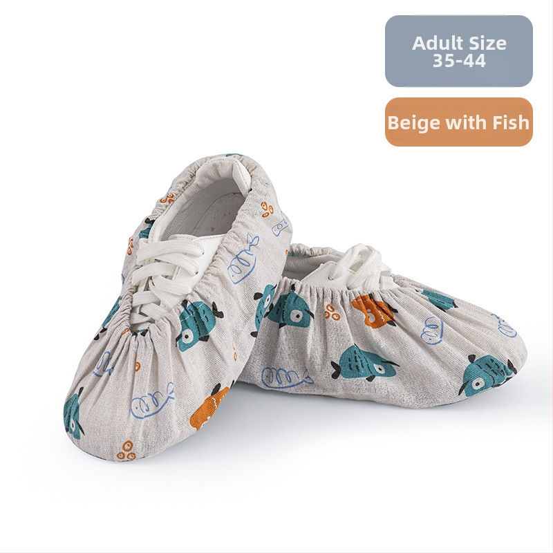 Apavu pārsegi, atkārtoti mazgājami auduma, karikatūru raksts, neslīdošs dibens, universāla lietošana mājās, skolā un datoru telpās