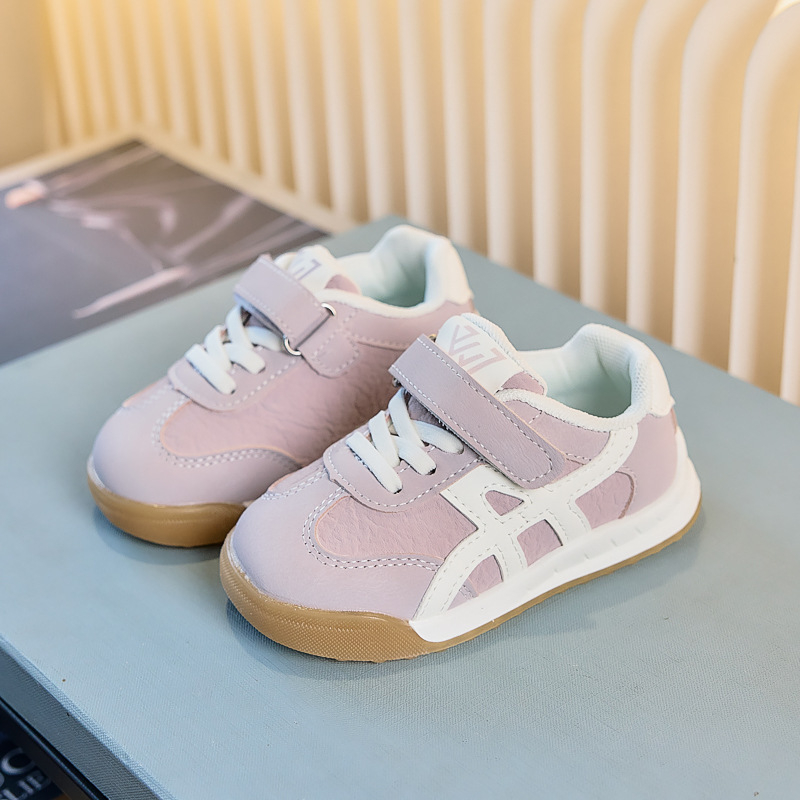 Detské tenisky s Velcro, unisex, nízky strih, vrchný materiál z mikrovlákna, gumová podrážka