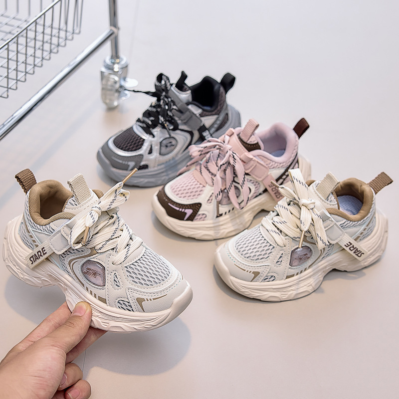 Dječje prozračne niske tenisice za trčanje, jesen 2025, lagane unisex dad sneakers