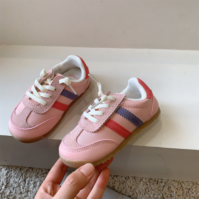 Dječje tenisice za trening, prozračan gornji dio od platna i sintetic, Velcro kopčanje, potplat TPR, proljeće–jesen, unisex