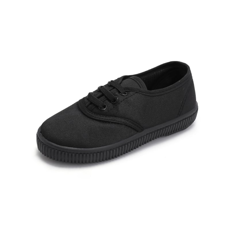 Vaikų vidaus bateliai su Velcro užsegimu — drobinis viršus, plastmasės pada, EVA vidpadis, anti-slip, unisex