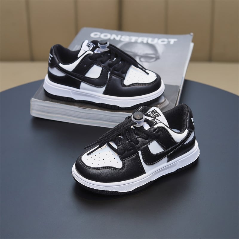 Vaikiški odiniai platforminiai bateliai su Velcro užsegimu, kvėpuojanti tinklo įdėklas, guminė padas