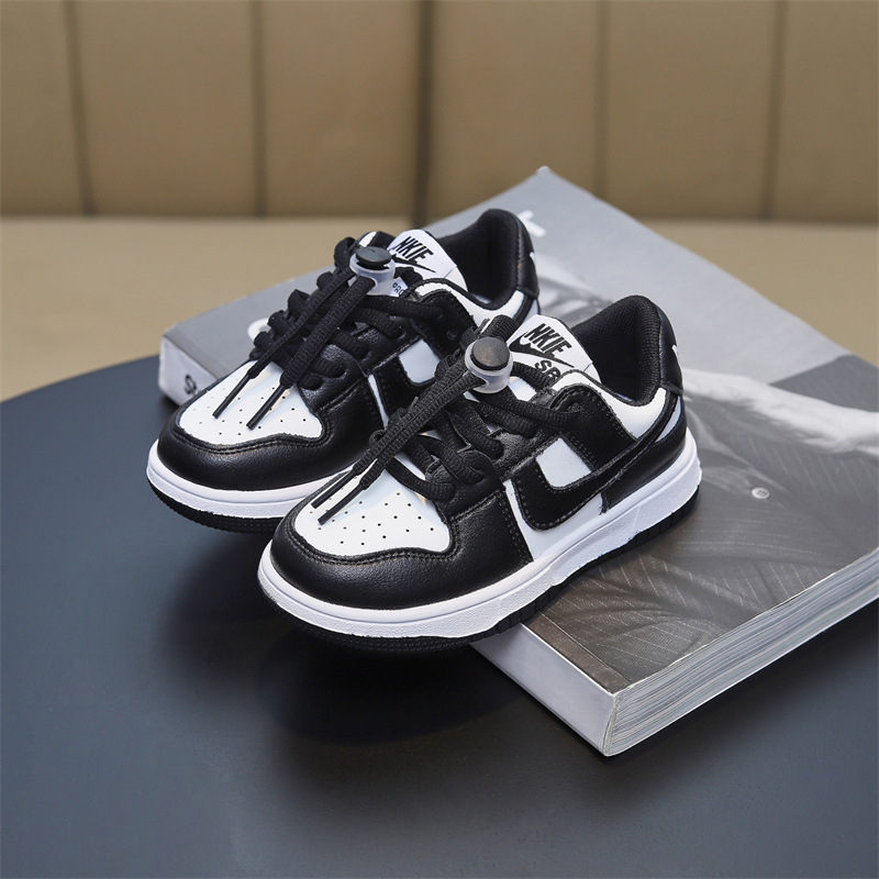 Vaikiški odiniai platforminiai bateliai su Velcro užsegimu, kvėpuojanti tinklo įdėklas, guminė padas