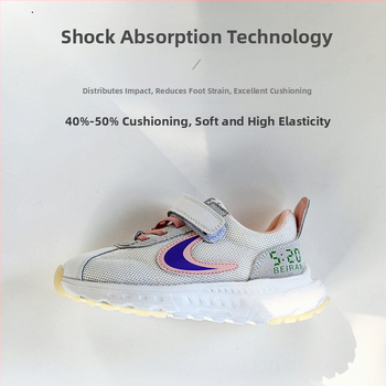 Bērnu sporta apavi ar tīklota augšdaļa, elpojoši, Velcro aizdare, EVA zole, universāli, vecums 4–12 gadi.