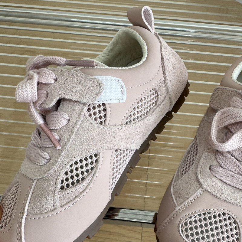 Vaikų treniravimo batai, kvėpuojanti tinklinė viršutinė dalis, Velcro užtrauktukas, žemas profilis, guma padas, vientisas, Korėjietiškas stilius