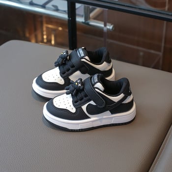 Vaikų sportbačiai su kvėpuojančiu tinklo viršumi, unisex dizainas, Velcro užsegimas, guminė padas, žemas profilio dizainas, tinka pavasariui–vasarai–rudeniui