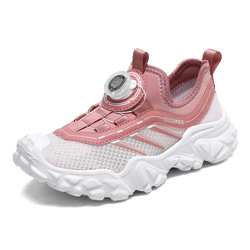 Bērnu skrējiena apavi, tīkla augšdaļa, elpojoši, viegli, ar svītrām, universāli