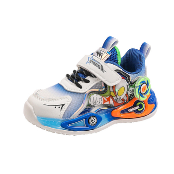 Bērnu skriešanas kurpes ar sietveida augšpusi un EVA zoli, elpojošas, izturīgas un atbalstošas, ar Velcro aizdari, vecums 4–6 gadi, rudens 2024