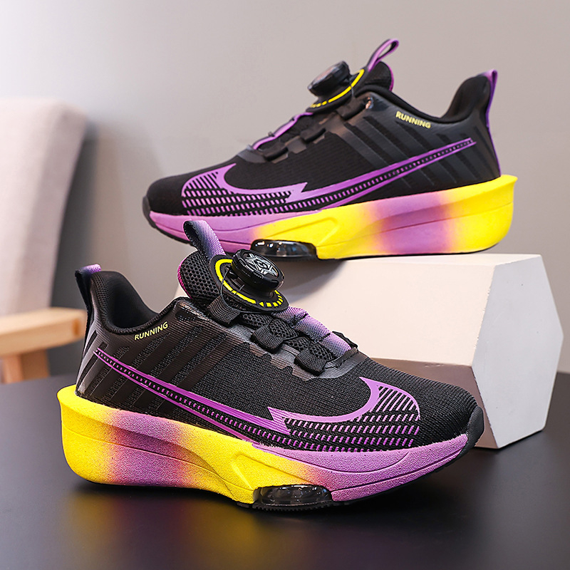 Bērnu skriešanas kedas ar vieglu gaisa amortizāciju, elpojošas, pretslīdes zole, unisex