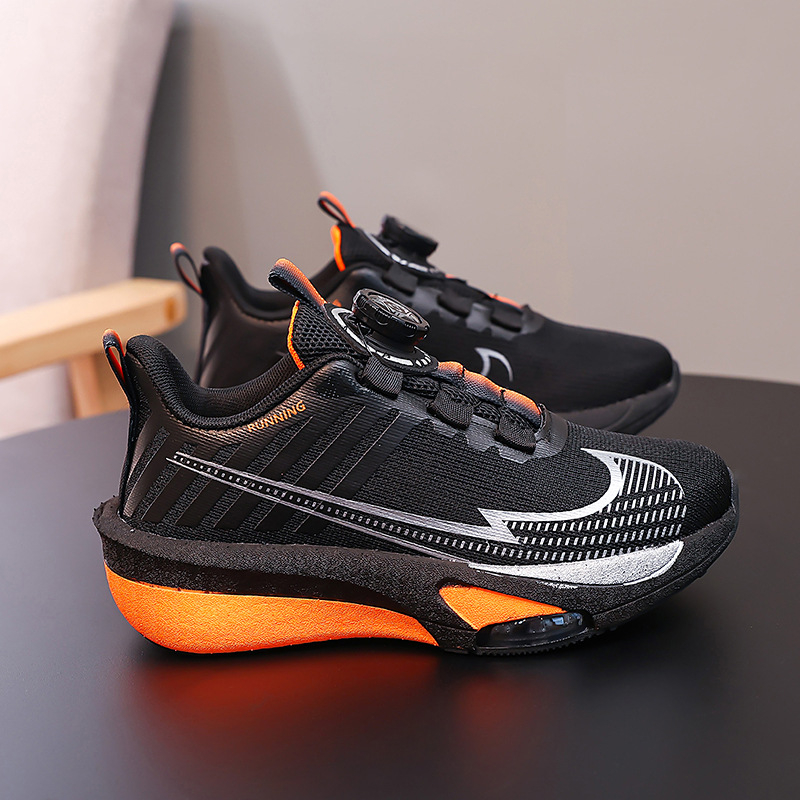 Bērnu skriešanas kedas ar vieglu gaisa amortizāciju, elpojošas, pretslīdes zole, unisex