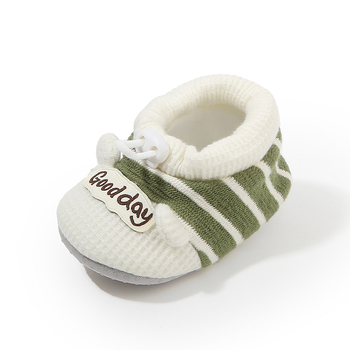 Pantofi pentru primii pași - partea superioară din bumbac respirabilă, talpă moale, unisex, primăvară-toamnă, pentru 6–12 luni