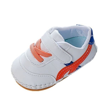 Pantofi bebeluți pentru primii pași cu talpă PVC, partea superioară PU, branț PU și interior PU, închidere Velcro, model Cartoon, unisex, 0–15 luni