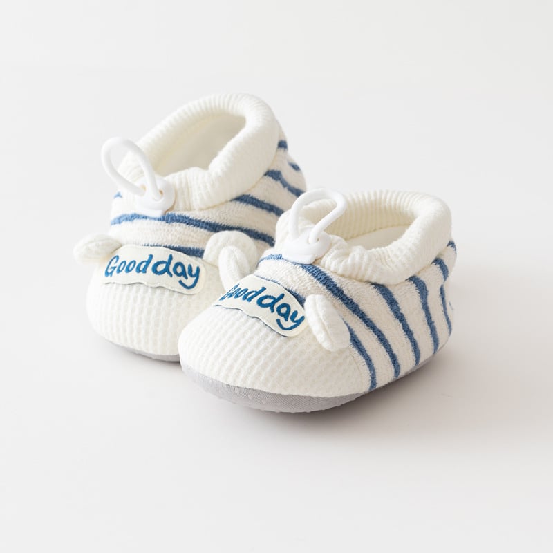 Pantofi pentru bebeluși cu partea superioară din bumbac, respirabili și anti-alunecare, pentru 12–36 de luni