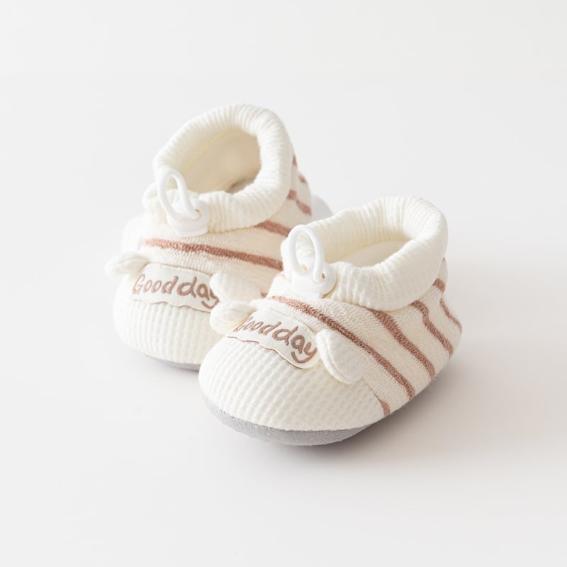 Pantofi pentru bebeluși cu partea superioară din bumbac, respirabili și anti-alunecare, pentru 12–36 de luni