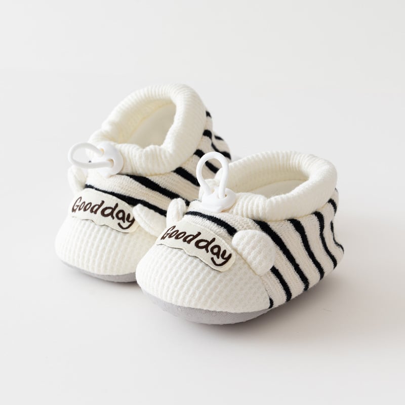 Pantofi pentru bebeluși cu partea superioară din bumbac, respirabili și anti-alunecare, pentru 12–36 de luni