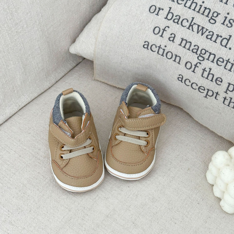Unisex cipelice za bebe za učenje hodanja, jesensko-zimske, s podstavom, bijele, protuklizne, 12–36 mjeseci