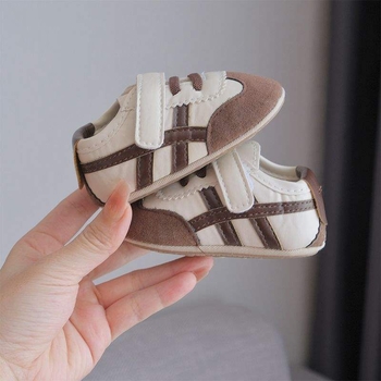 Adidași pentru copii mici cu partea superioară de bumbac, respirabili, antiderapanti, pentru 12–36 luni