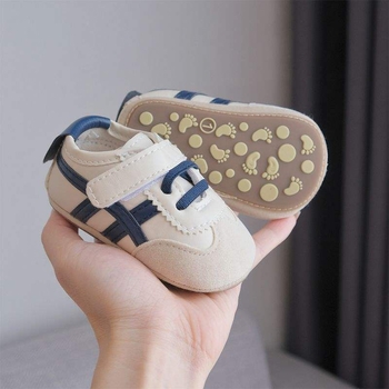 Adidași pentru copii mici cu partea superioară de bumbac, respirabili, antiderapanti, pentru 12–36 luni
