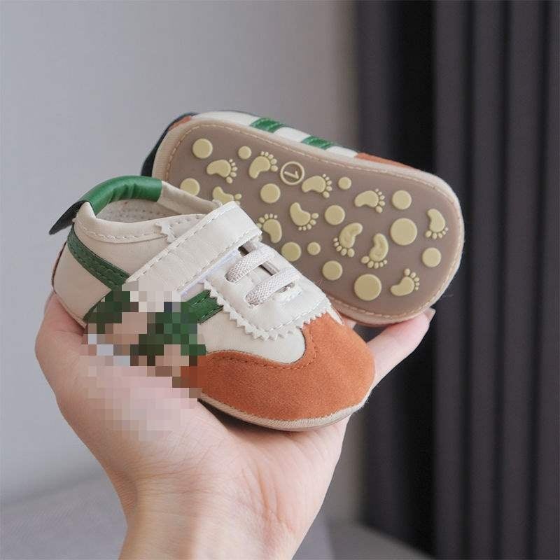 Adidași pentru copii mici cu partea superioară de bumbac, respirabili, antiderapanti, pentru 12–36 luni