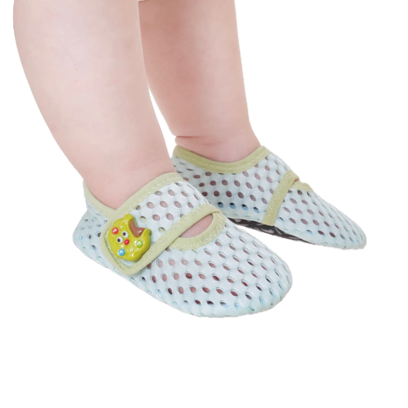 Șosete de podea pentru bebeluși, vară, din plasă, antiderapante, respirabile, model desen animat