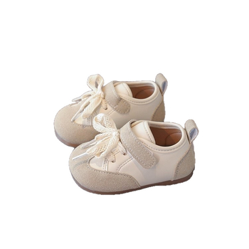 Pantofi pentru copii mici din piele sintetică, închidere Velcro, talpă anti-derapantă și rezistentă la uzură, pentru 12–36 de luni, potriviți pentru primăvară, vară și toamnă