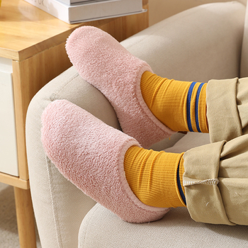 Gyermek téli zokni fleece-béléssel, vastag, légáteresztő, csúszásmentes, 3–8 éveseknek, poliészter