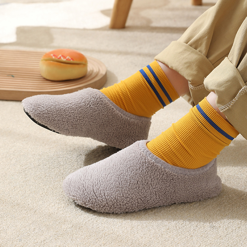 Gyermek téli zokni fleece-béléssel, vastag, légáteresztő, csúszásmentes, 3–8 éveseknek, poliészter