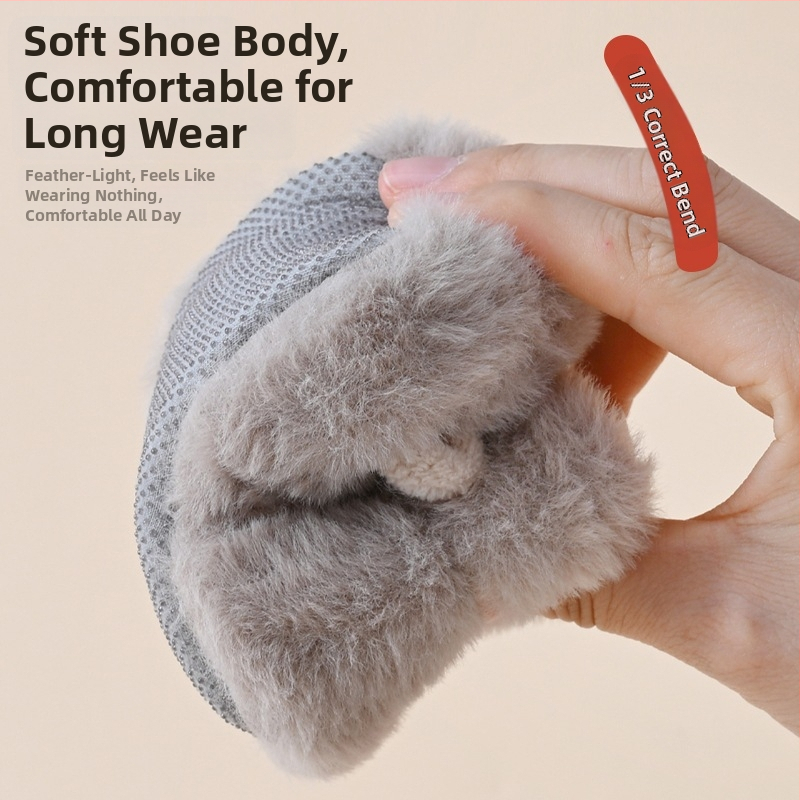 Pantofi pentru copii 12–36 de luni, din țesătură, închidere Velcro, anti-derapare, păstrează căldura