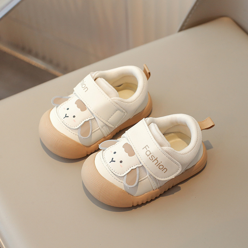 Pantofi pentru bebeluși și copii mici - exterior mesh & PU, închidere Velcro, talpă din cauciuc anti-aderent, pentru 6–36 luni