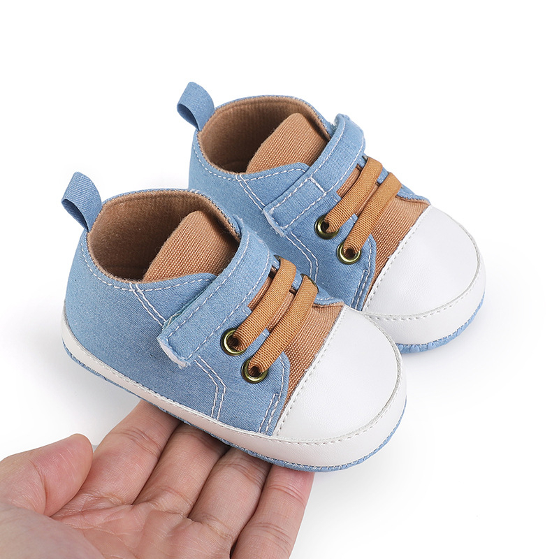 Kisded cipők vászon felsővel, légáteresztő, alacsony szárú, 12–36 hónapos korosztály