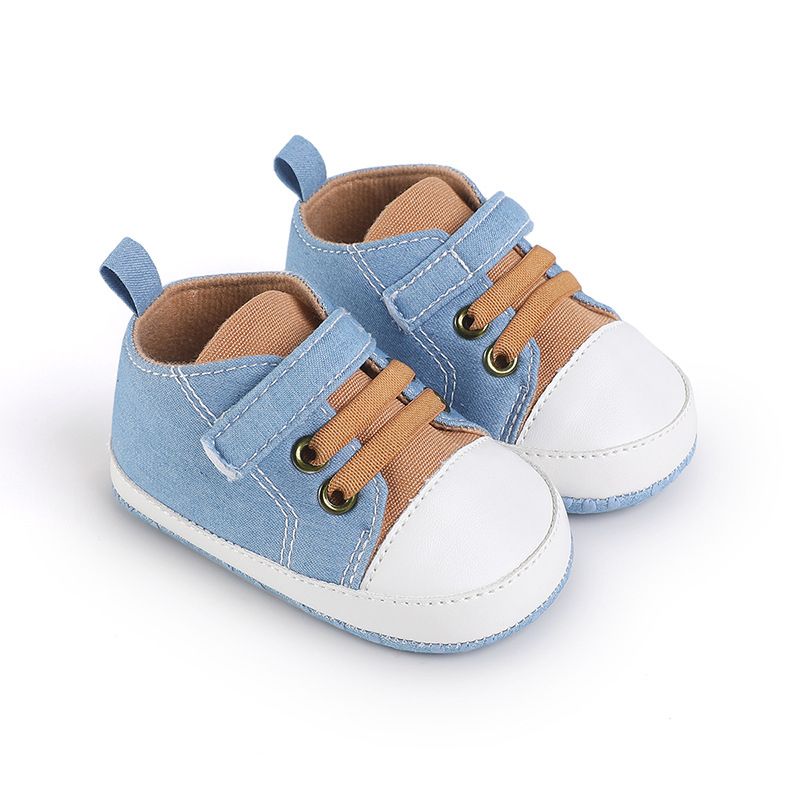 Kisded cipők vászon felsővel, légáteresztő, alacsony szárú, 12–36 hónapos korosztály