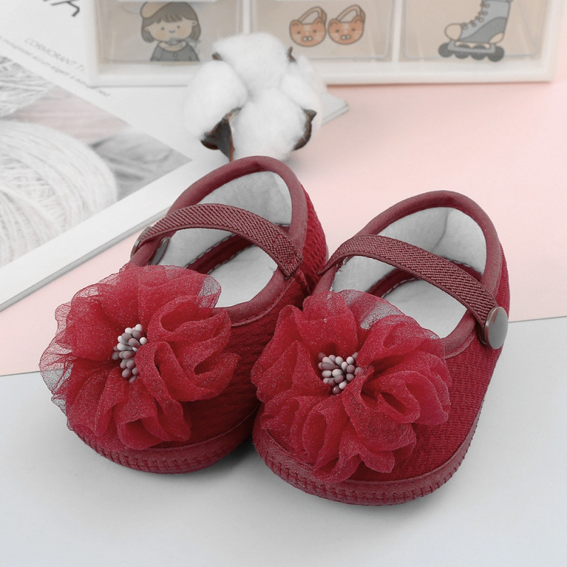 Baba lányoknak cipő — összetett talp, külső Bubble cloth, belső Jersey, kerek orr, hercegnő stílus