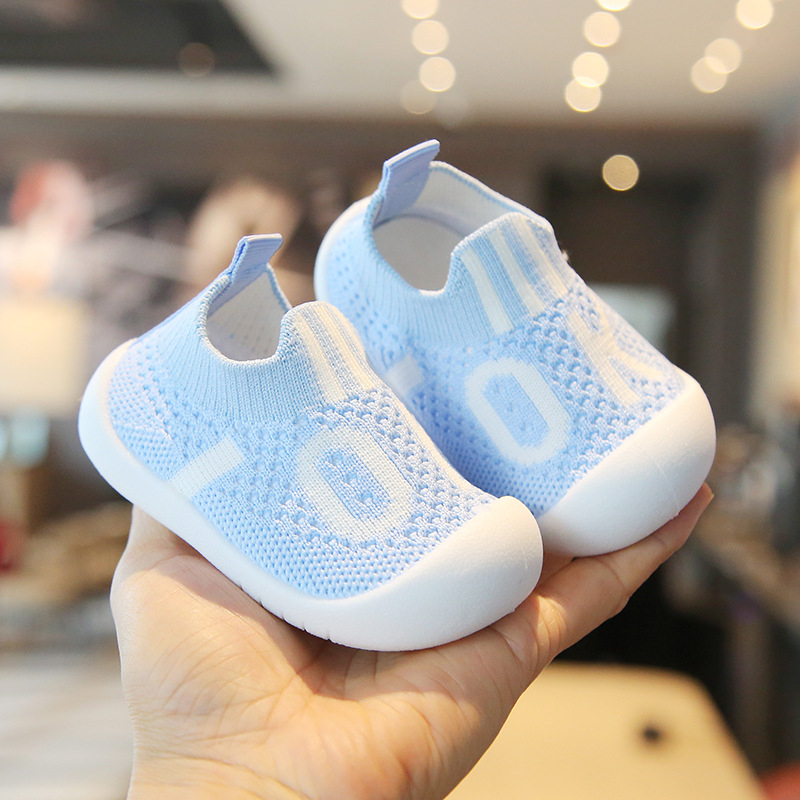 Adidași pentru copii mici, partea superioară din bumbac, respirabili, stil coreean, pentru vârsta 12–36 de luni, potriviți pentru primăvară-vară-toamnă