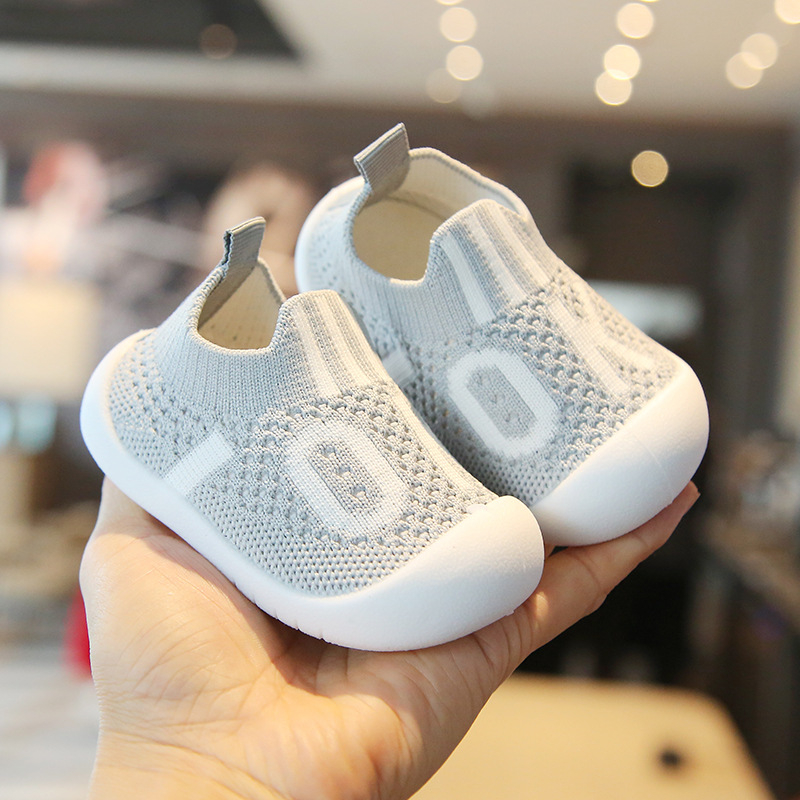 Adidași pentru copii mici, partea superioară din bumbac, respirabili, stil coreean, pentru vârsta 12–36 de luni, potriviți pentru primăvară-vară-toamnă