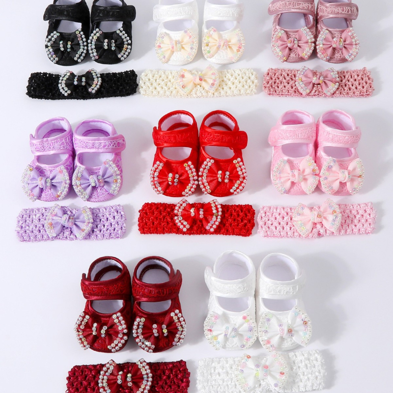 Batoľové topánky s mäkkou podrážkou, štýl princezná, priedušný vrchný diel z sieťoviny, protišmytová podrážka, elastické zapínanie (pre 12–36 mesiacov)