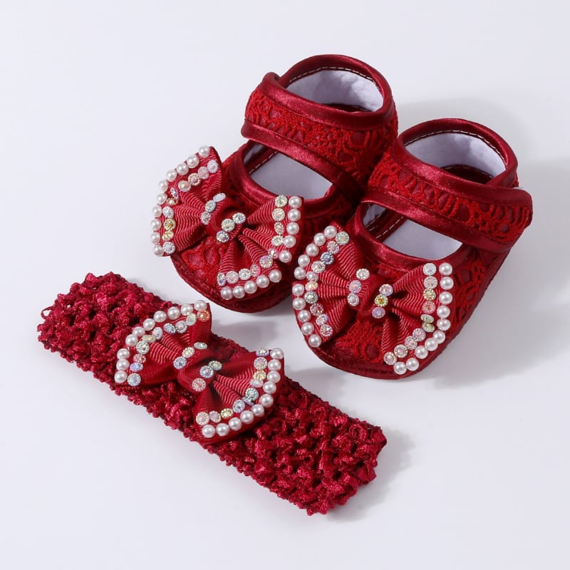 Batoľové topánky s mäkkou podrážkou, štýl princezná, priedušný vrchný diel z sieťoviny, protišmytová podrážka, elastické zapínanie (pre 12–36 mesiacov)